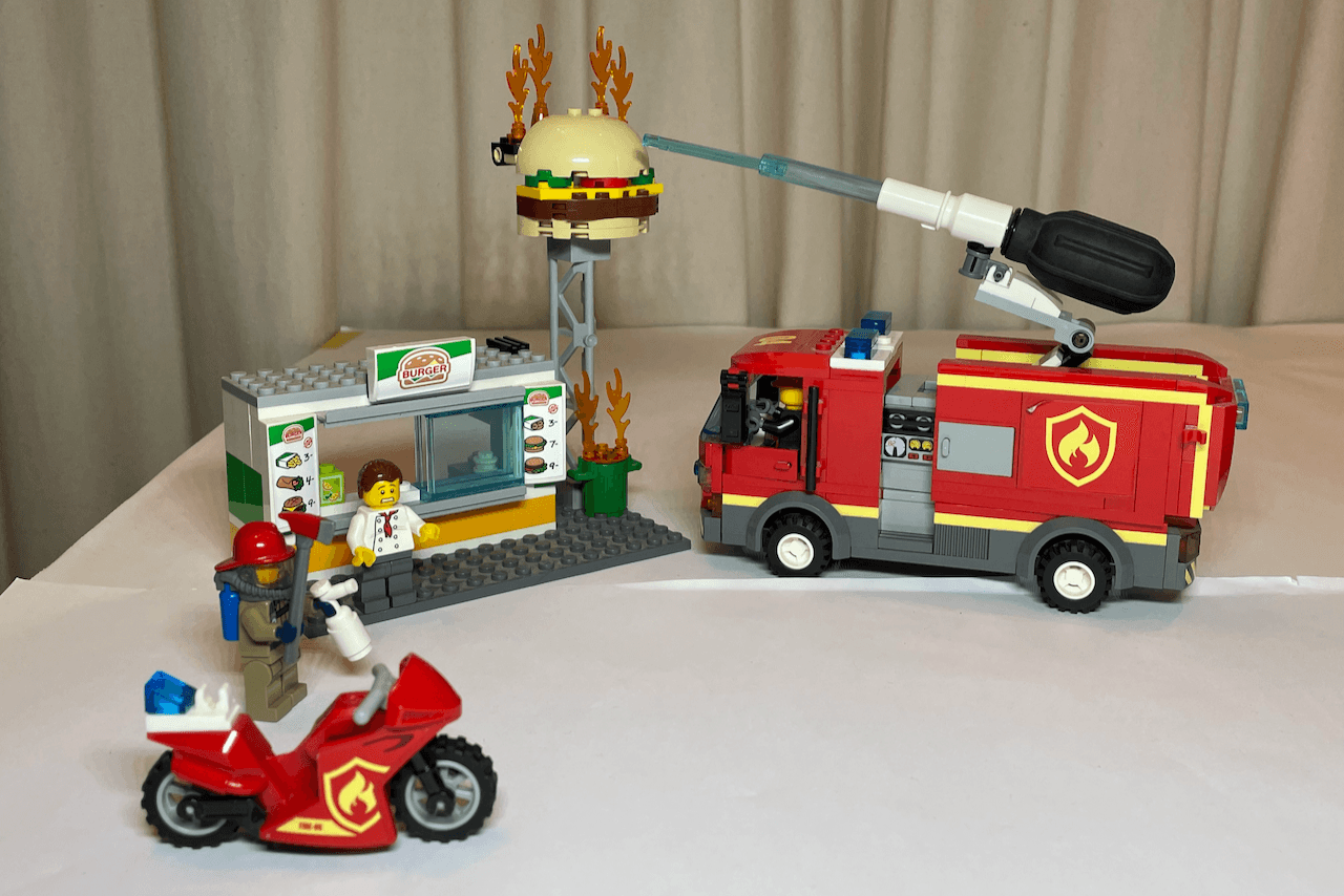 Burger Bar Fire Rescue